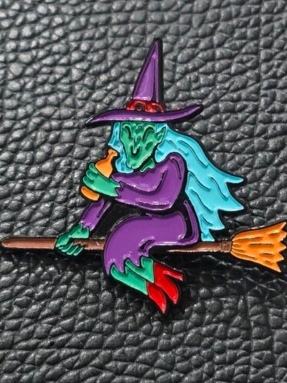 Killstar Blockula Enamel Pin Green Purple Witch Lapel Alt Gothic Halloween NWT